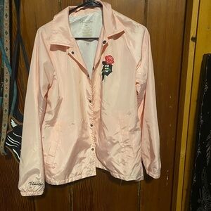 Primitive Skate company kids XL pink windbreaker